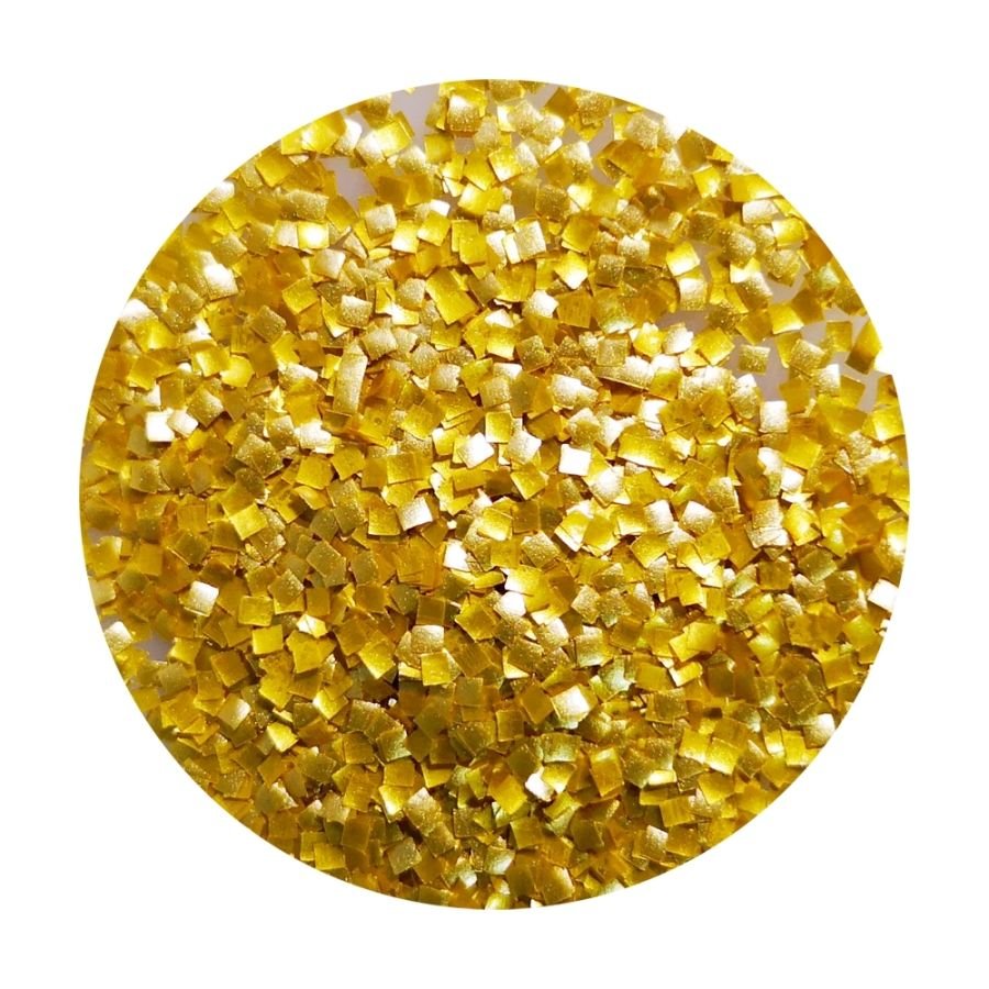 GOLD Edible Glitter Squares