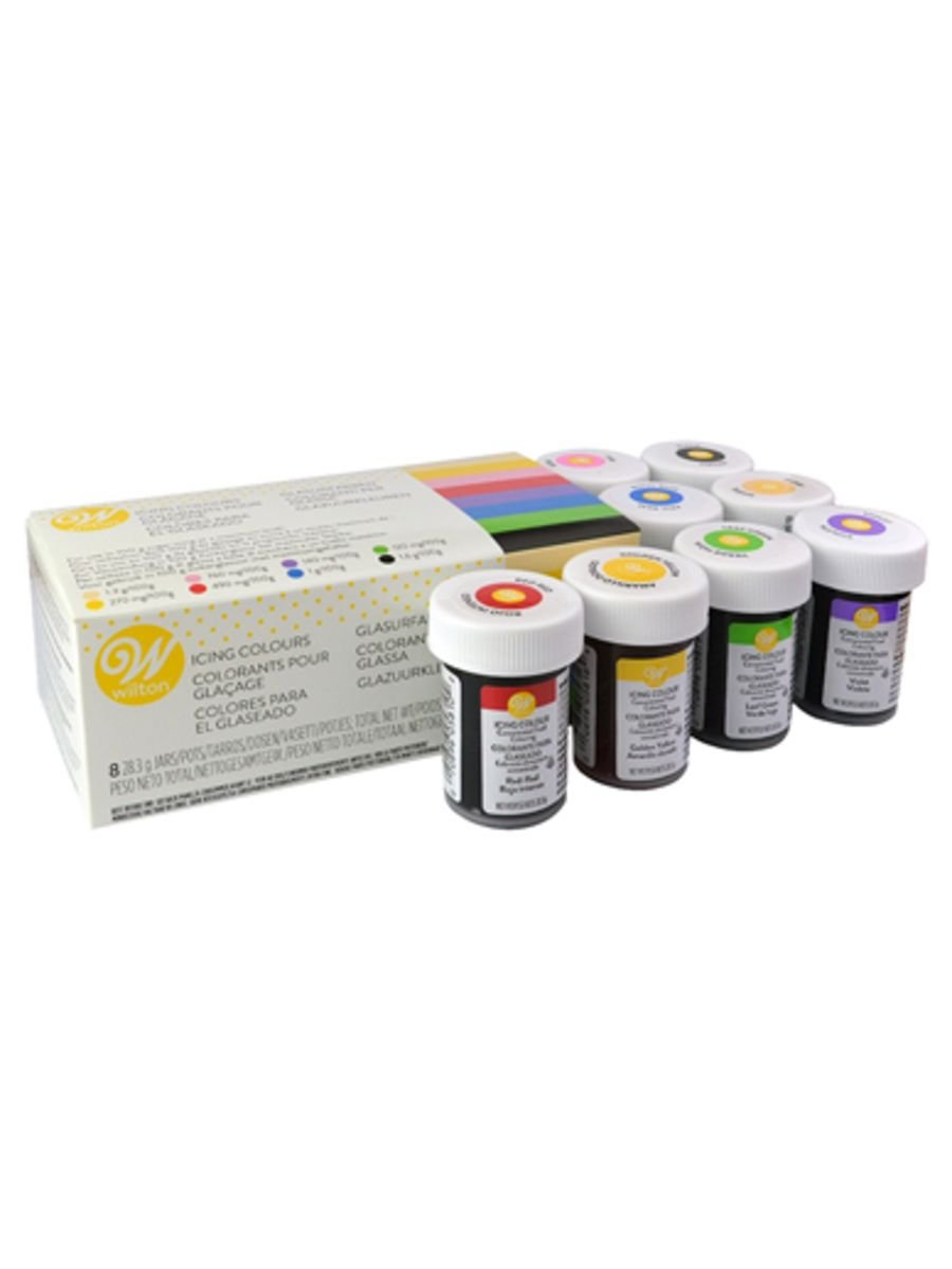WILTON ICING COLOURS - BOX SET OF 8
