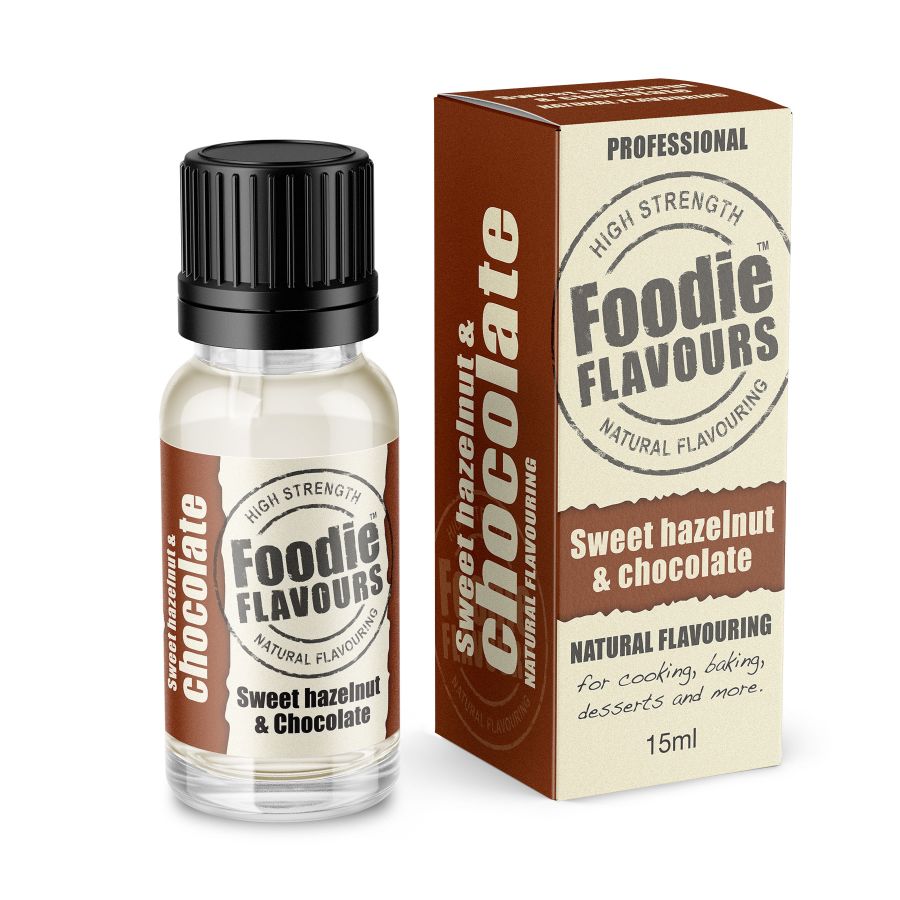 Sweet Hazelnut & Chocolate High Strength Natural Flavouring - 15ml