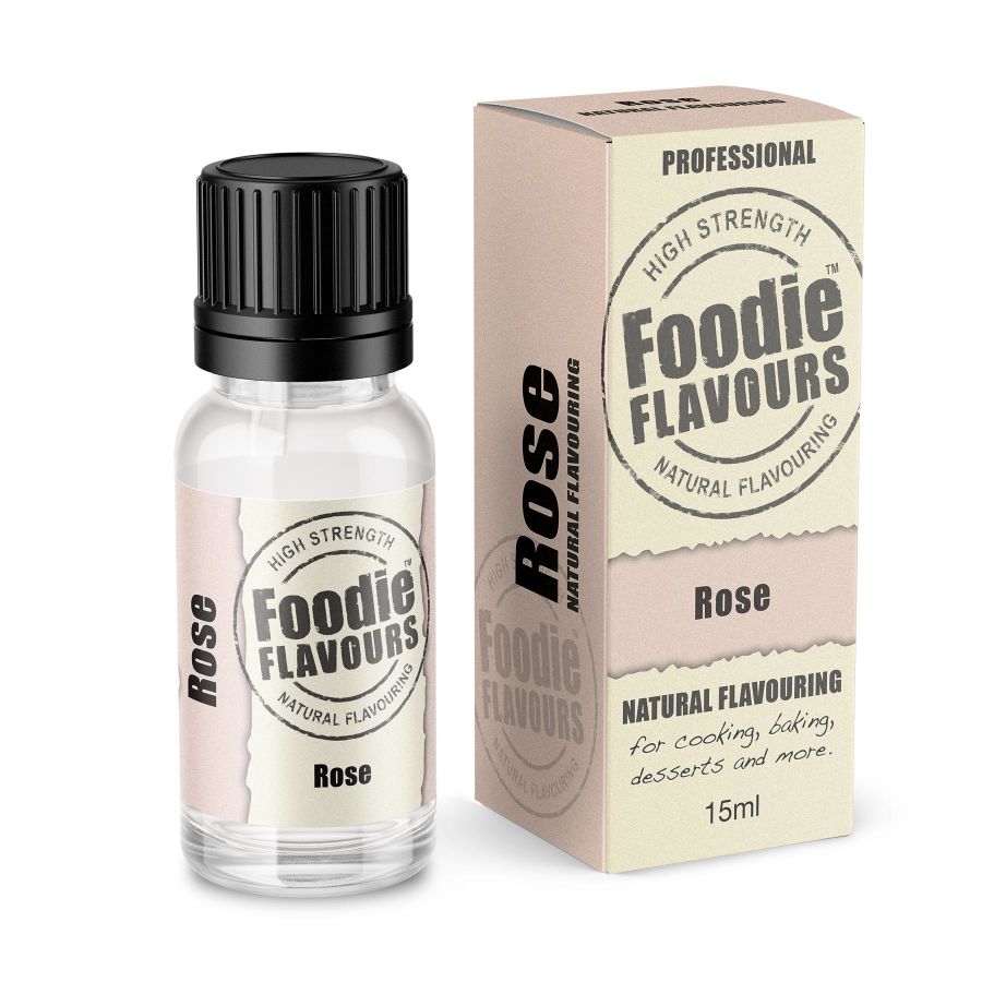 Rose High Strength Natural Flavouring - 15ml