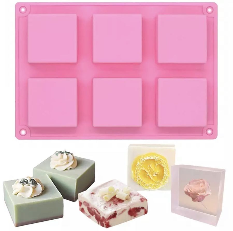 Square cake slab Cookie Silicone Chocolate Mould