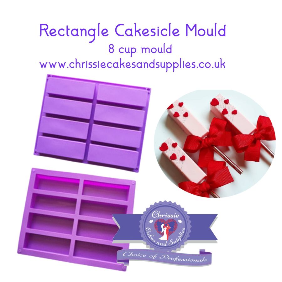Rectangle Cakesicle Mousse Mould - 8 cup
