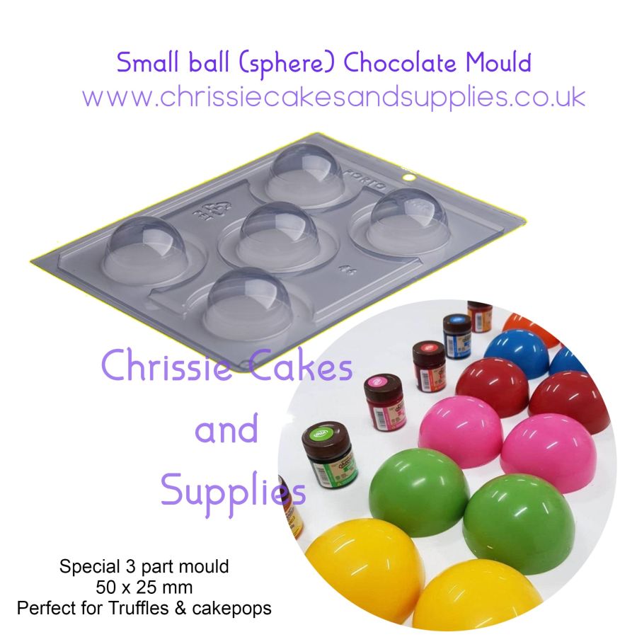 Small ball sphere chocolate mould
