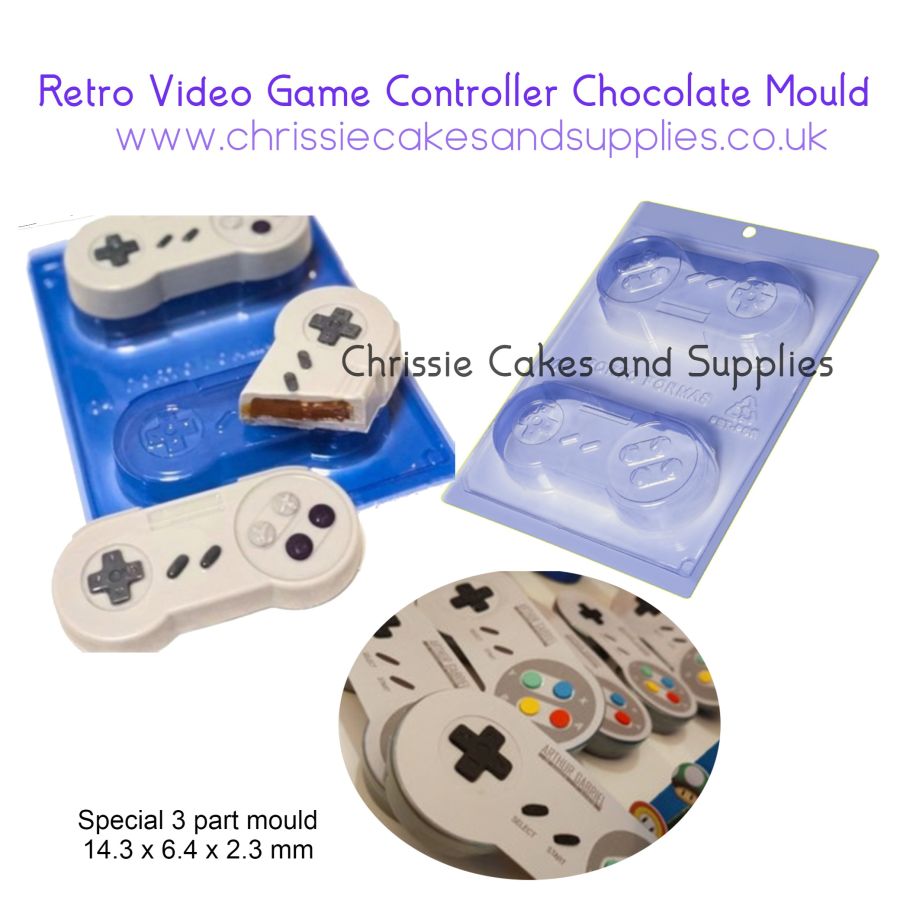 Retro Video Game Controller Chocolate Mould