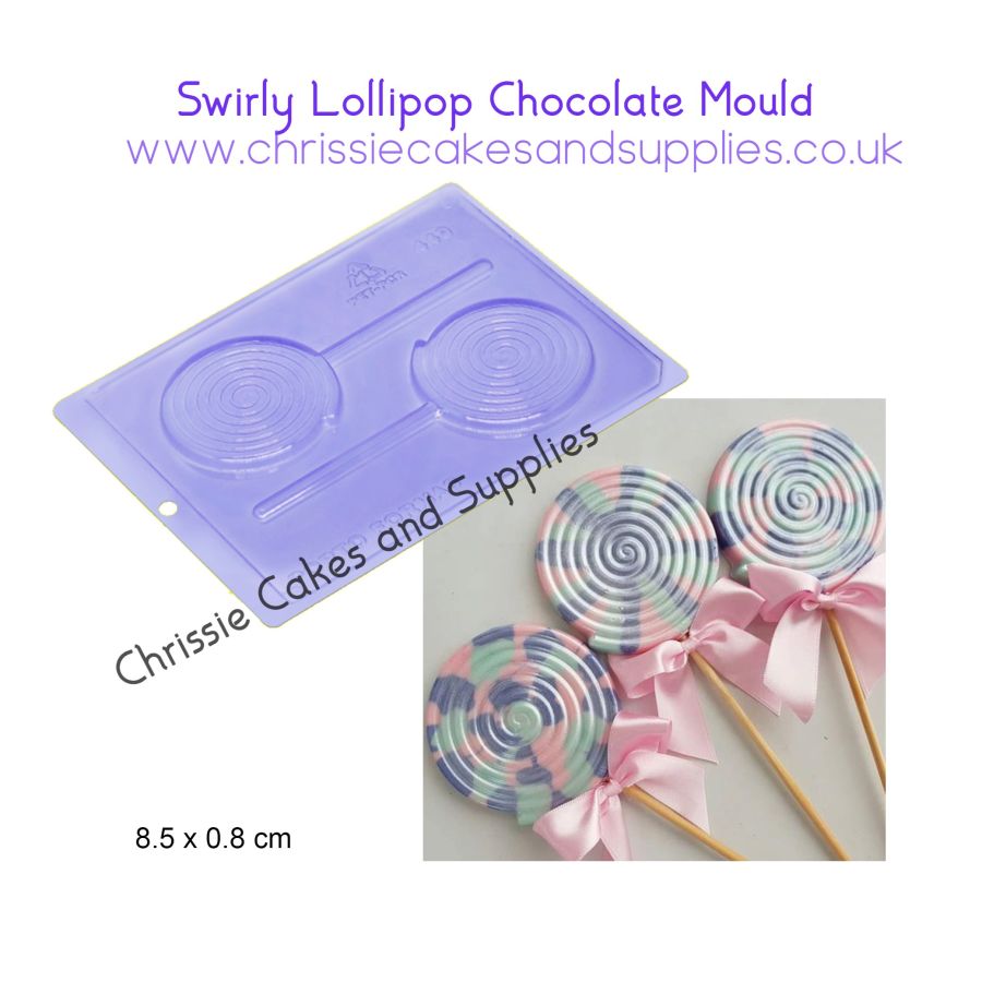 Swirly Lollipop Chocolate Mould