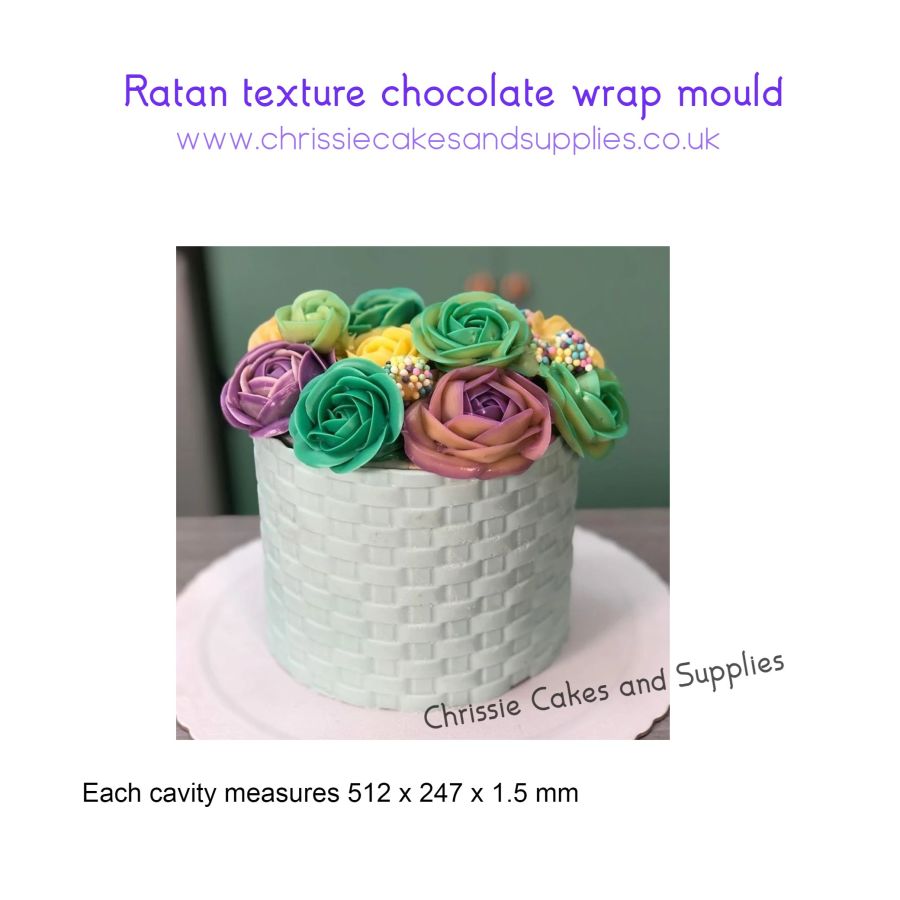 Rattan Texture Chocolate Wrap Mould