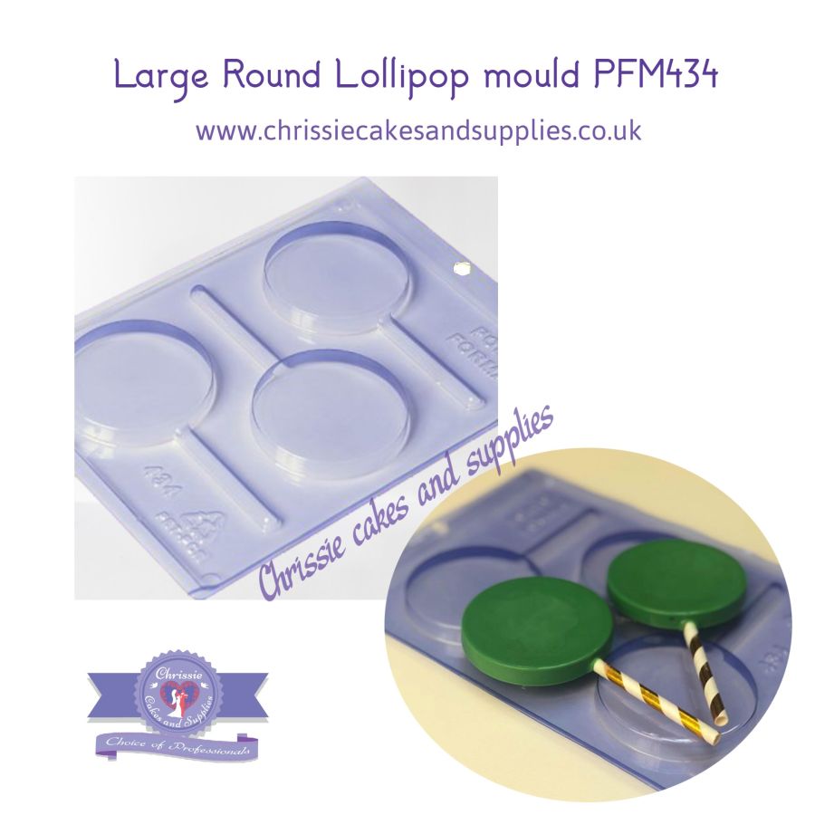 Large Round Lolly Chocolate Mould