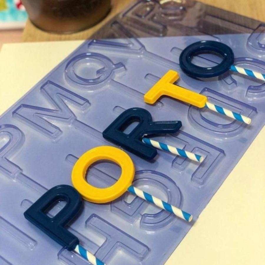 Full set of Alphabet chocolate Lollipop mould
