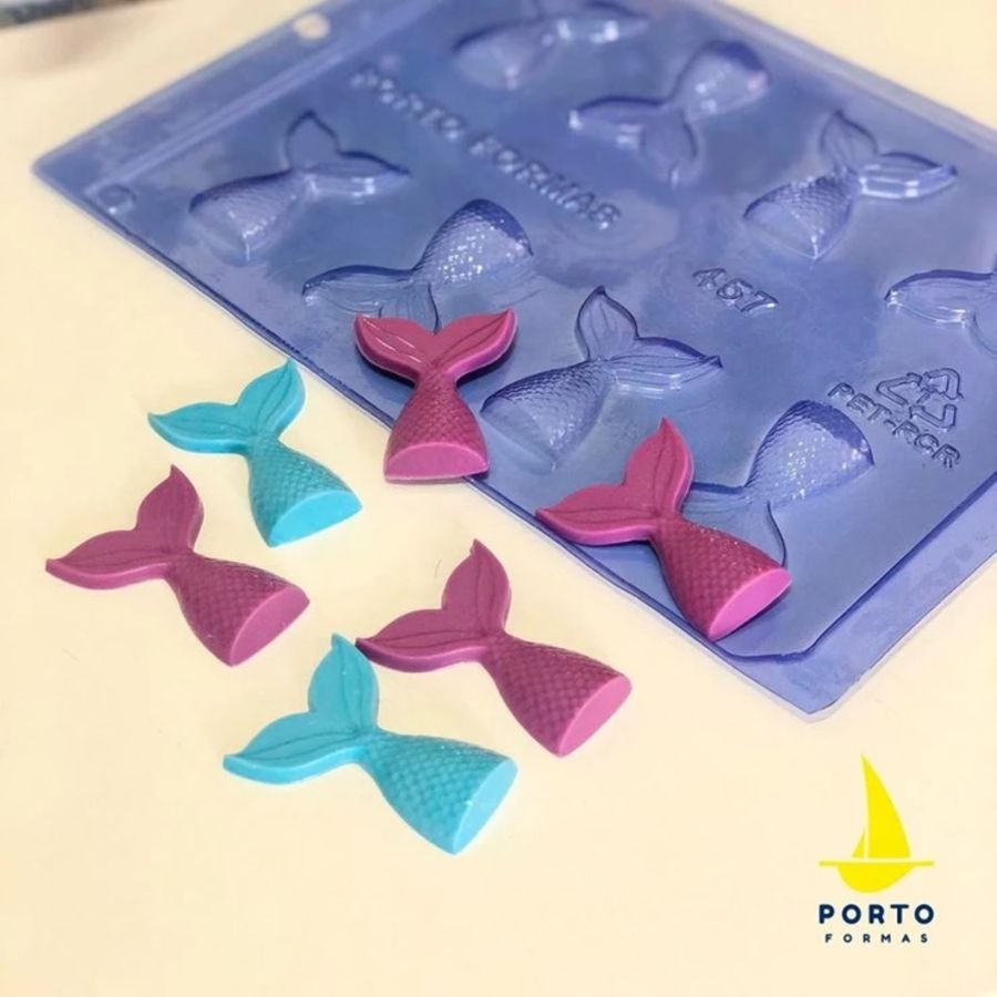 Mini Mermaid Tail Chocolate Mould