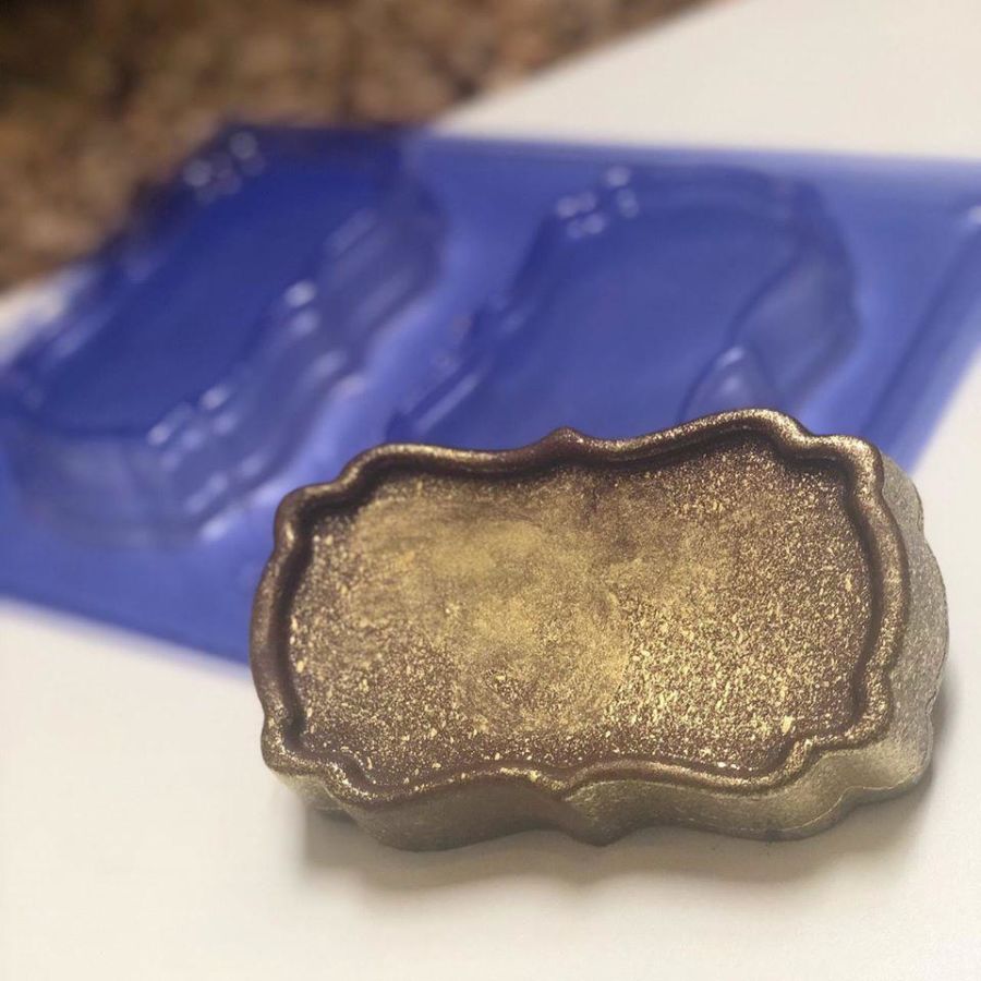 3 part PLAQUE chocolate mould