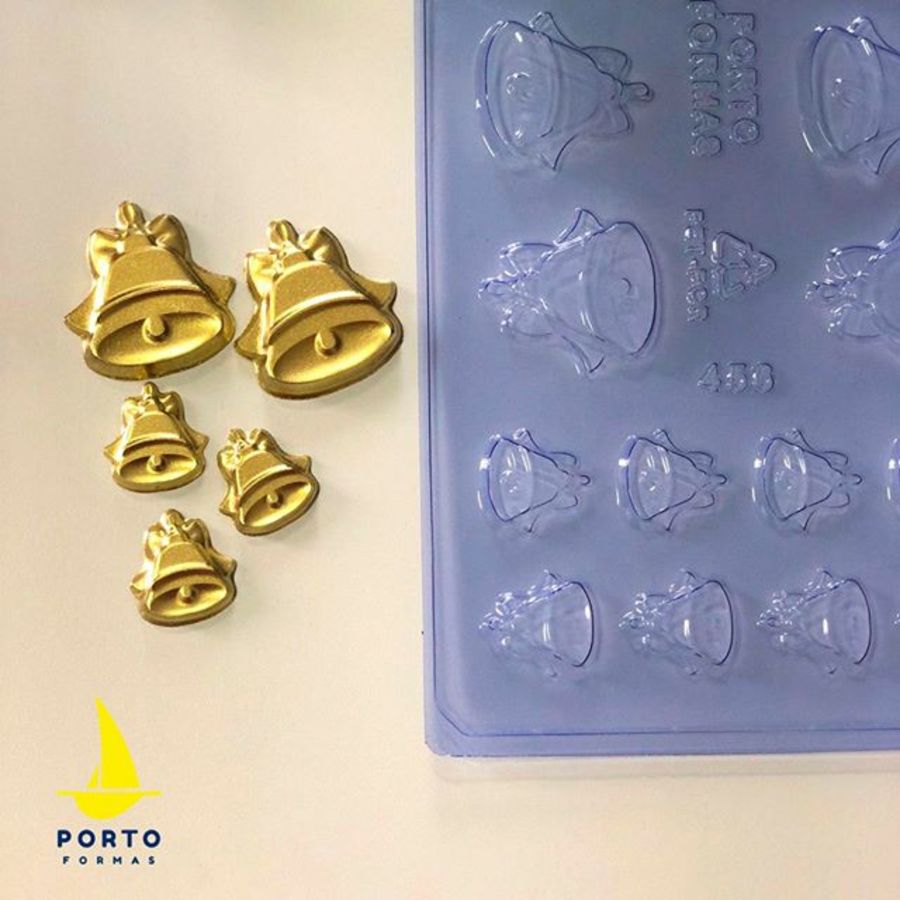 Bells Applique chocolate mould