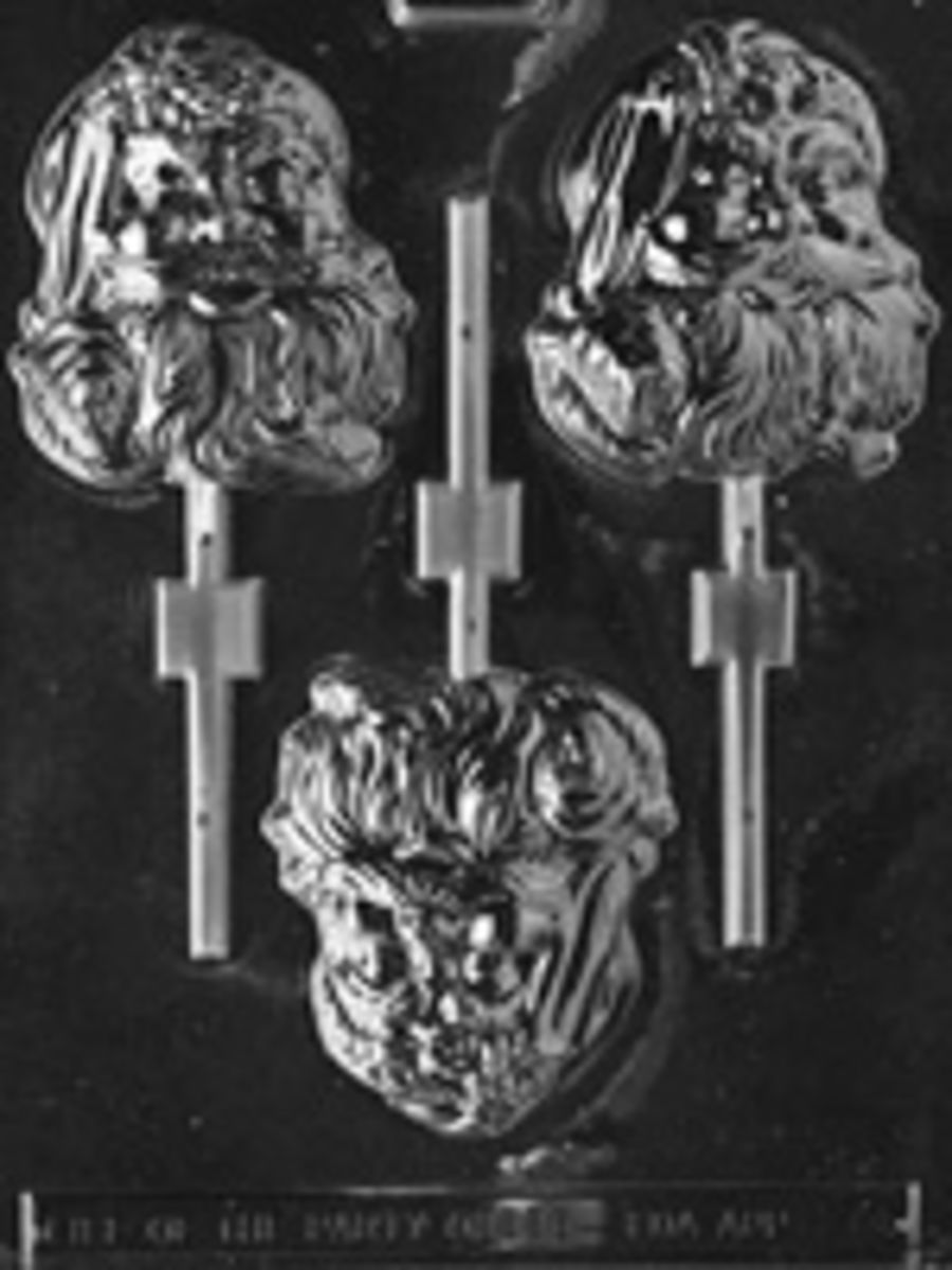 LARGE SANTA POP CHOCOLATE MOULD