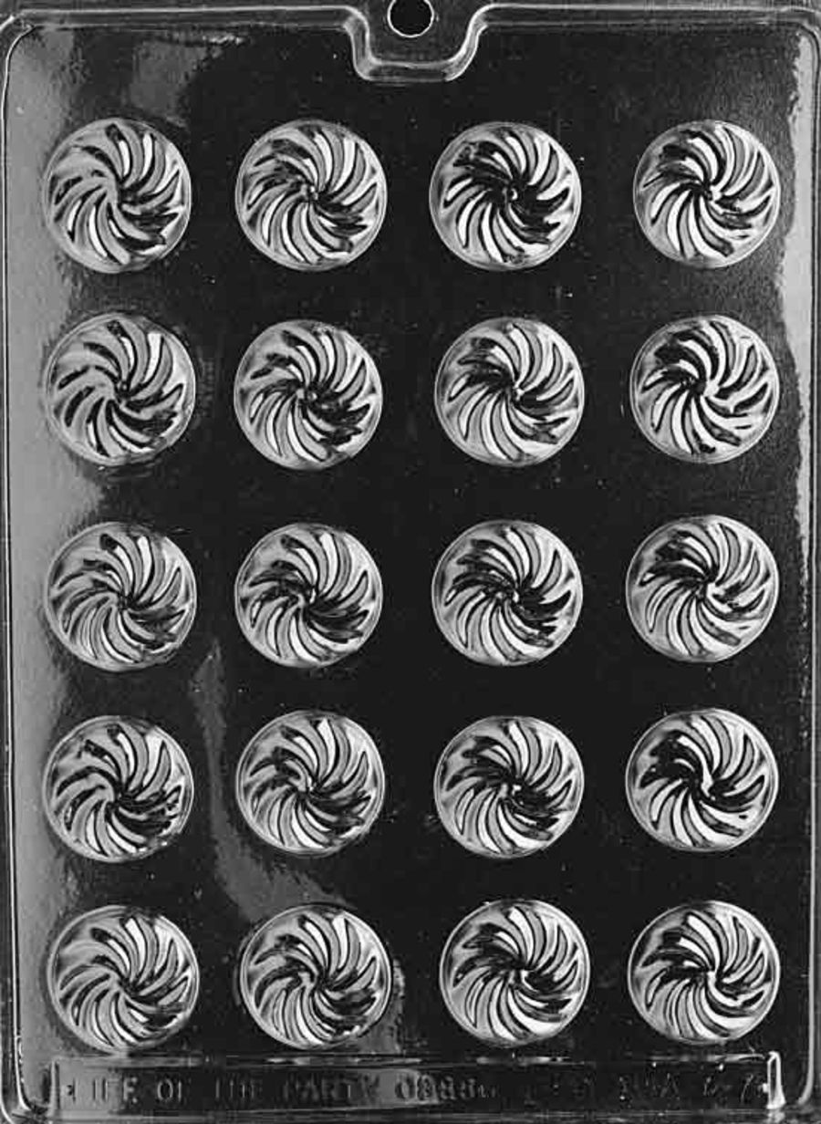 SWIRL MINTS chocolate mould AO047