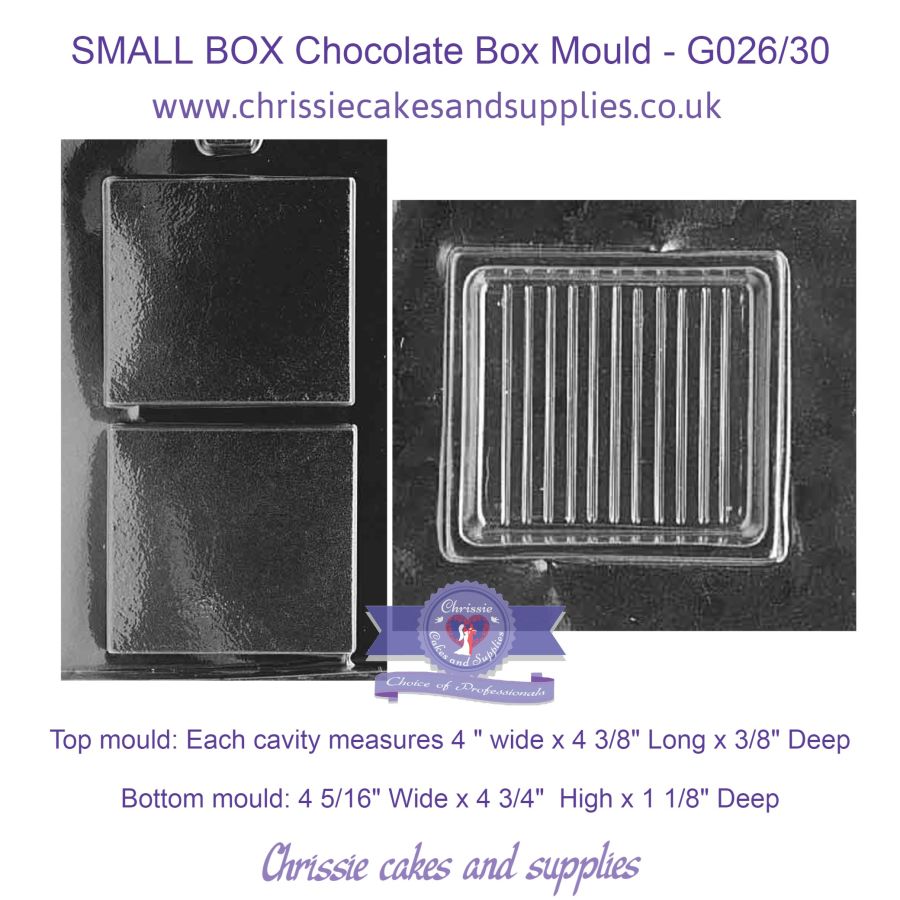 SMALL SQUARE POUR BOX Chocolate Mould