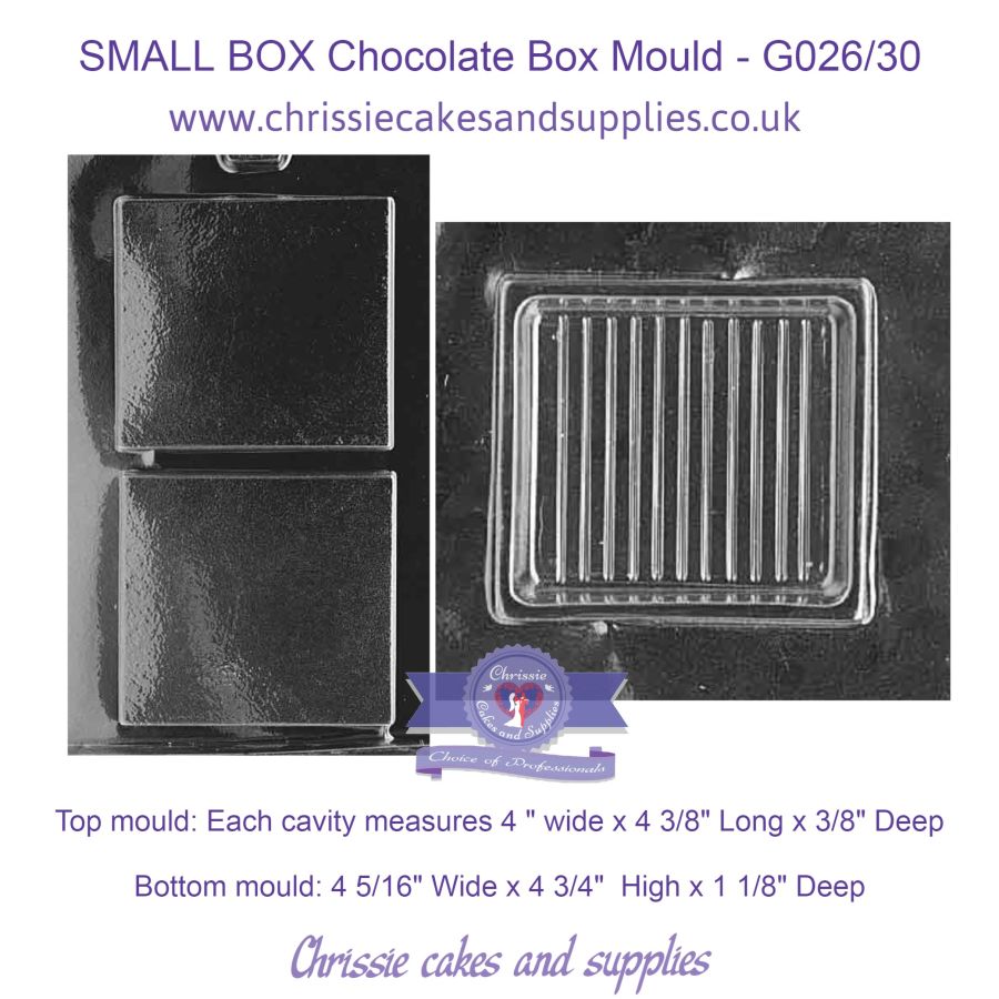 SMALL SQUARE POUR BOX Chocolate Box Mould