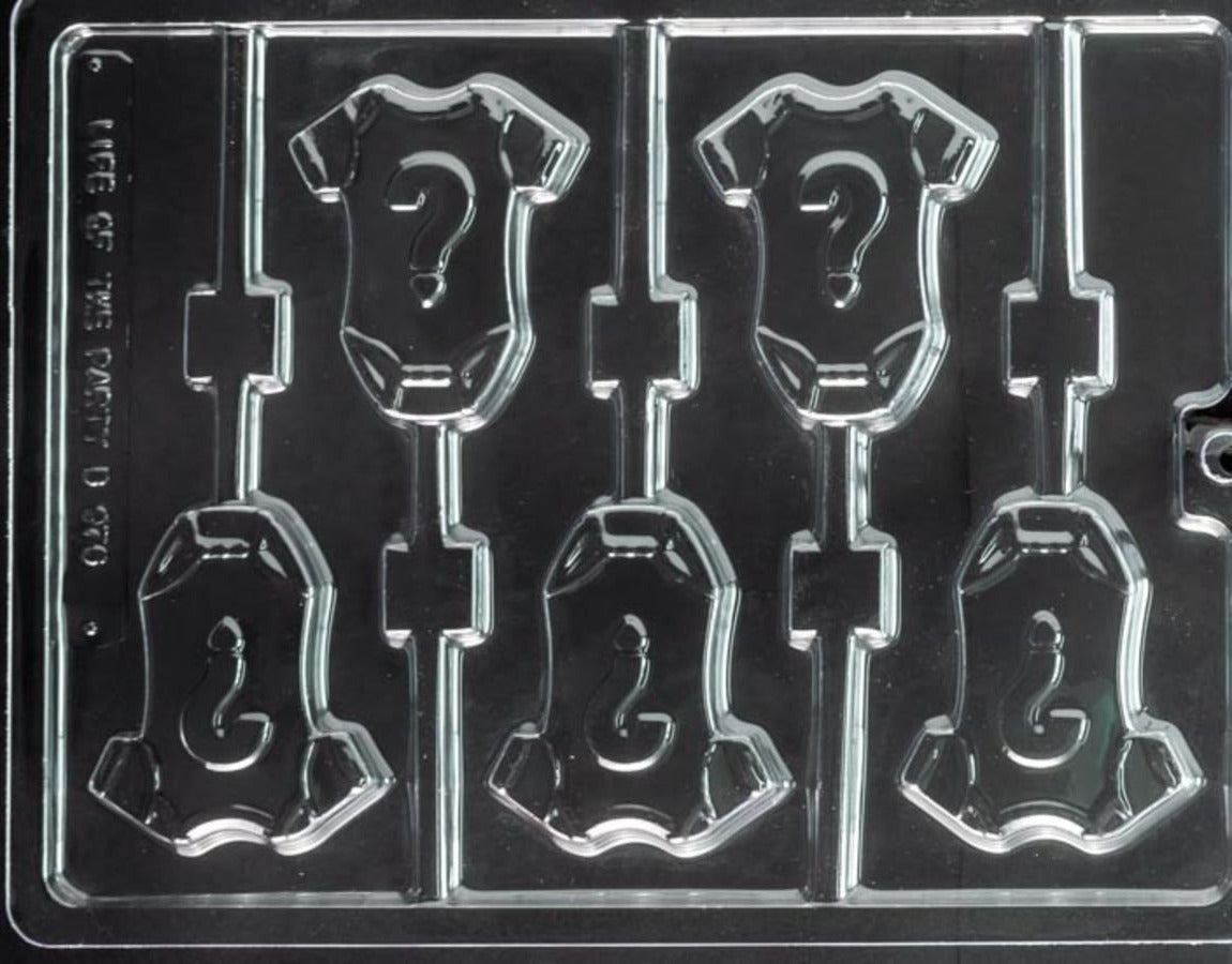 Baby Gro with question ? mark chocolate mould