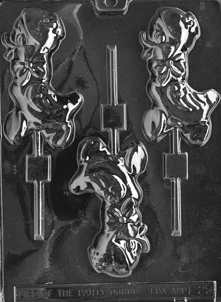 LARGE DUCK LOLLY CHOCOLATE MOULD