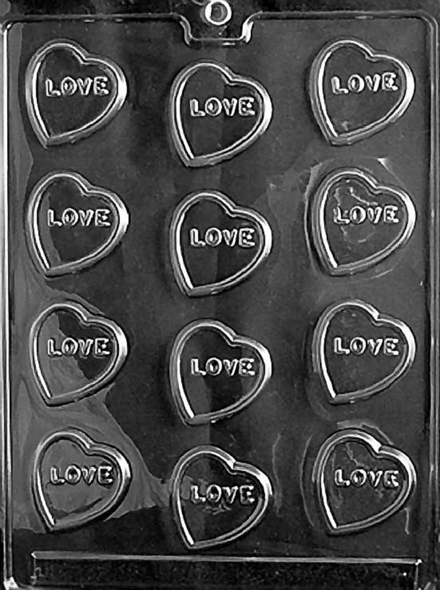 LOVE HEARTS Chocolate mould