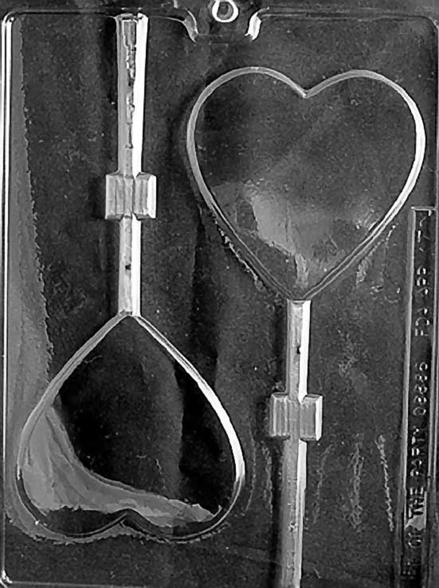 LARGE HEART LOLLY Chocolate Mould