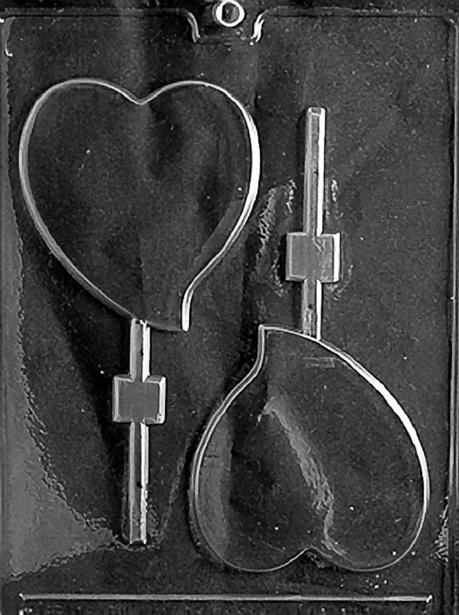 TEAR DROP HEART LOLLIPOP Chocolate Mould