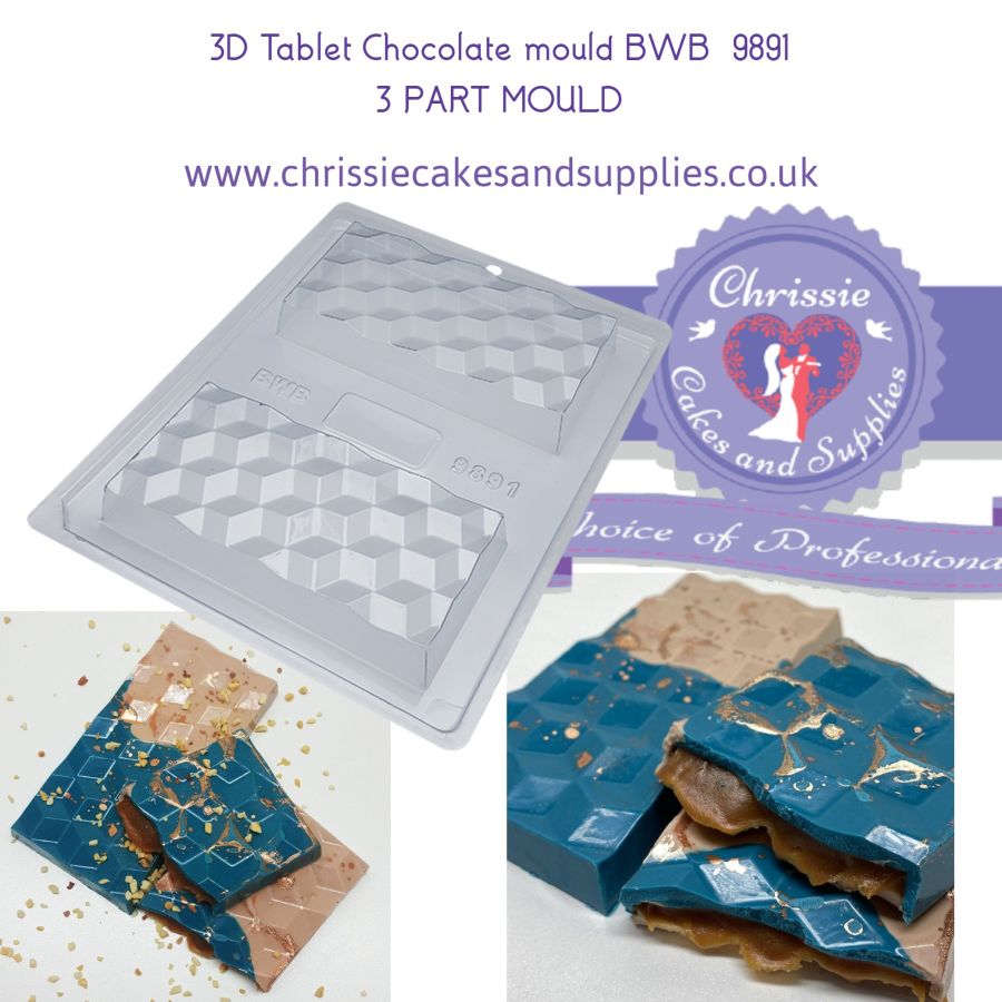 3D BAR Tablet Chocolate Mould
