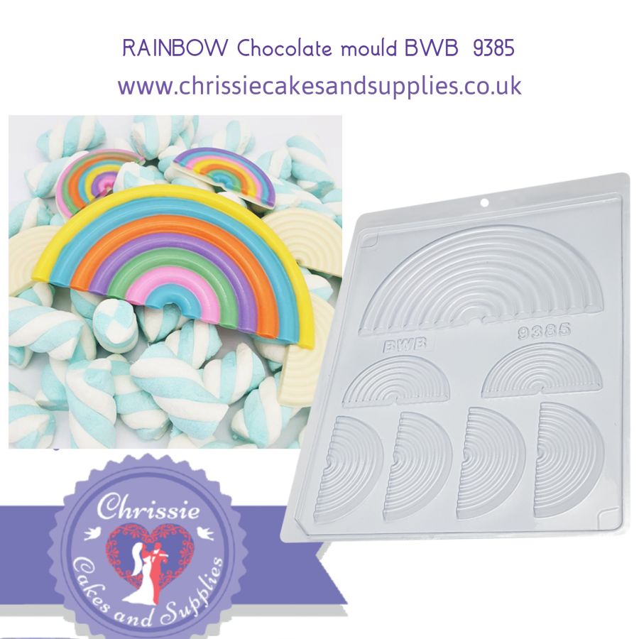 RAINBOW Chocolate mould BWB 9385