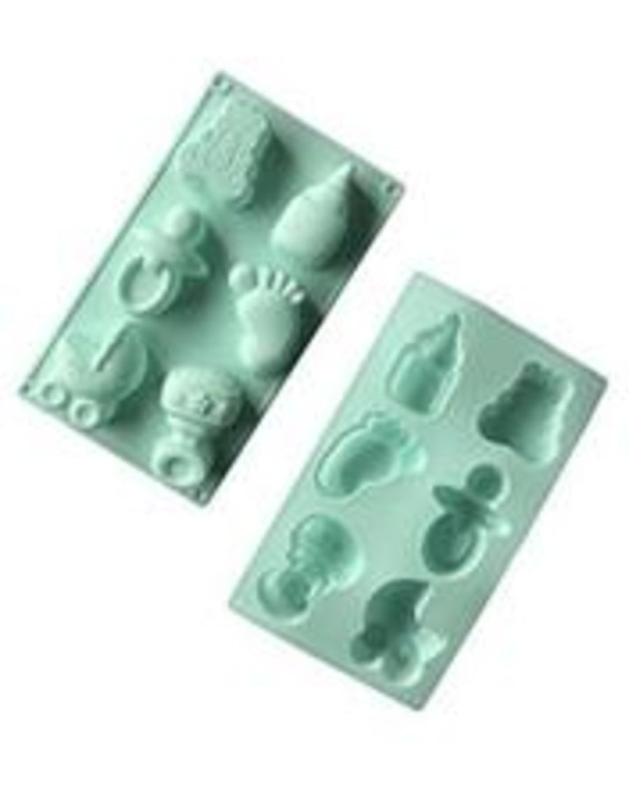 Baby Theme shaped Silicone Mould - 6 Cavity