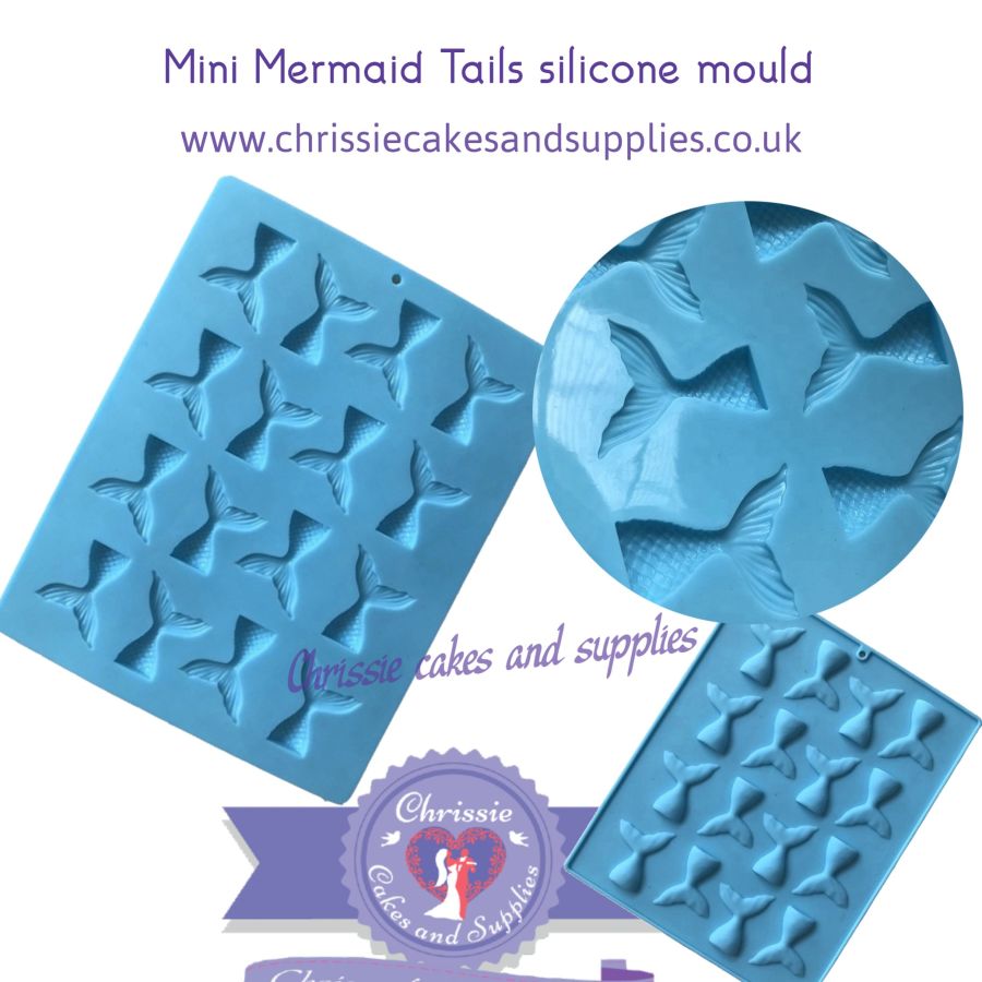 Mini Mermaid Tails silicone Mould