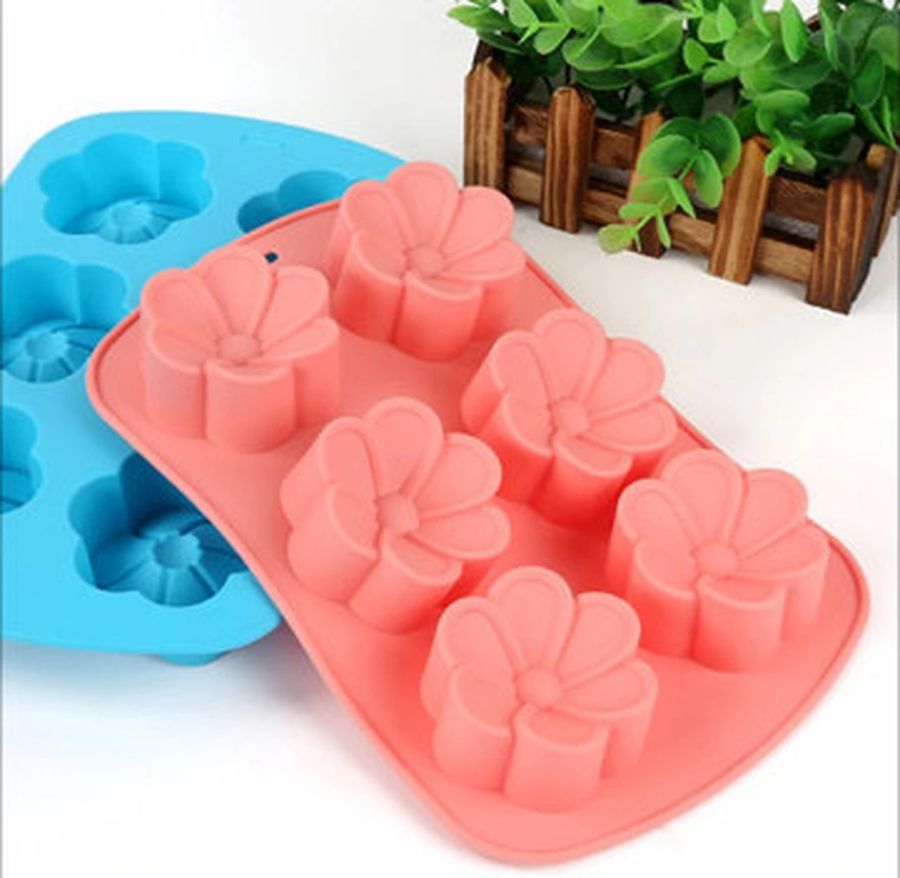 Flower Shaped Oreo Cakesicles Silicone Mold Baking tray