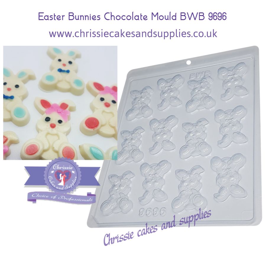 Easter Bunnies Chocolate Mould BWB 9696