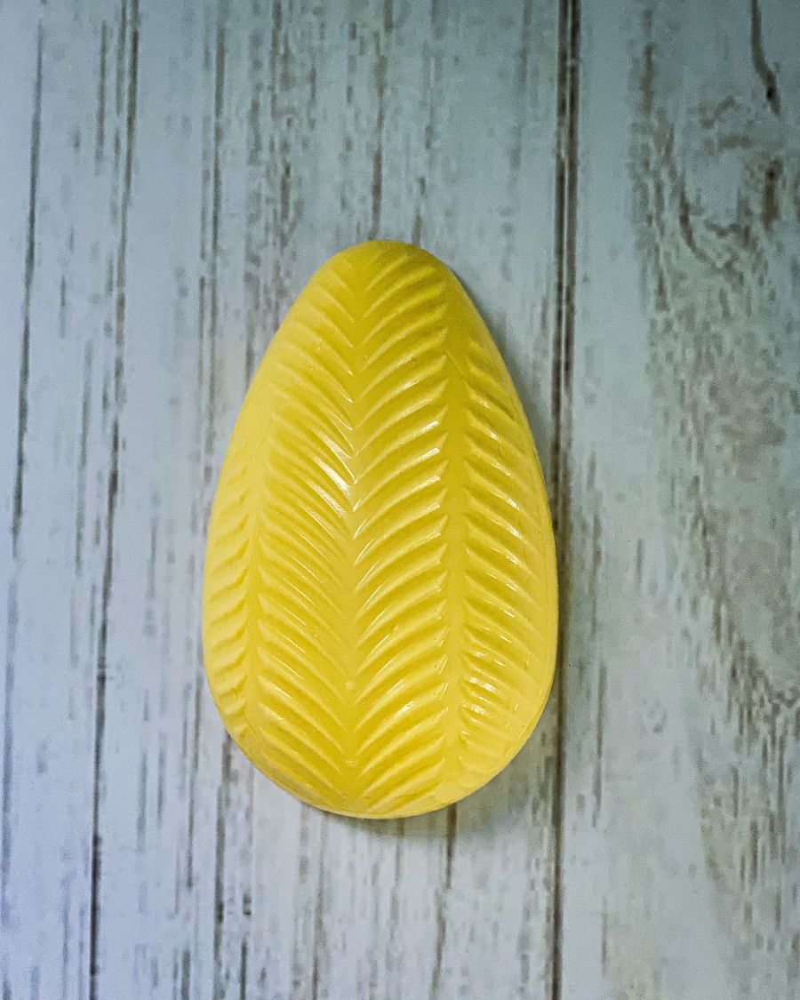 Pluma Textured Easter Egg 500g 3 part chocolate mould Bwb 9331