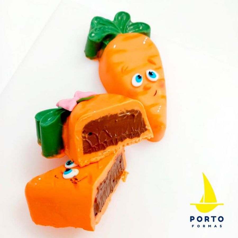 Stuffed Carrot Chocolate mould