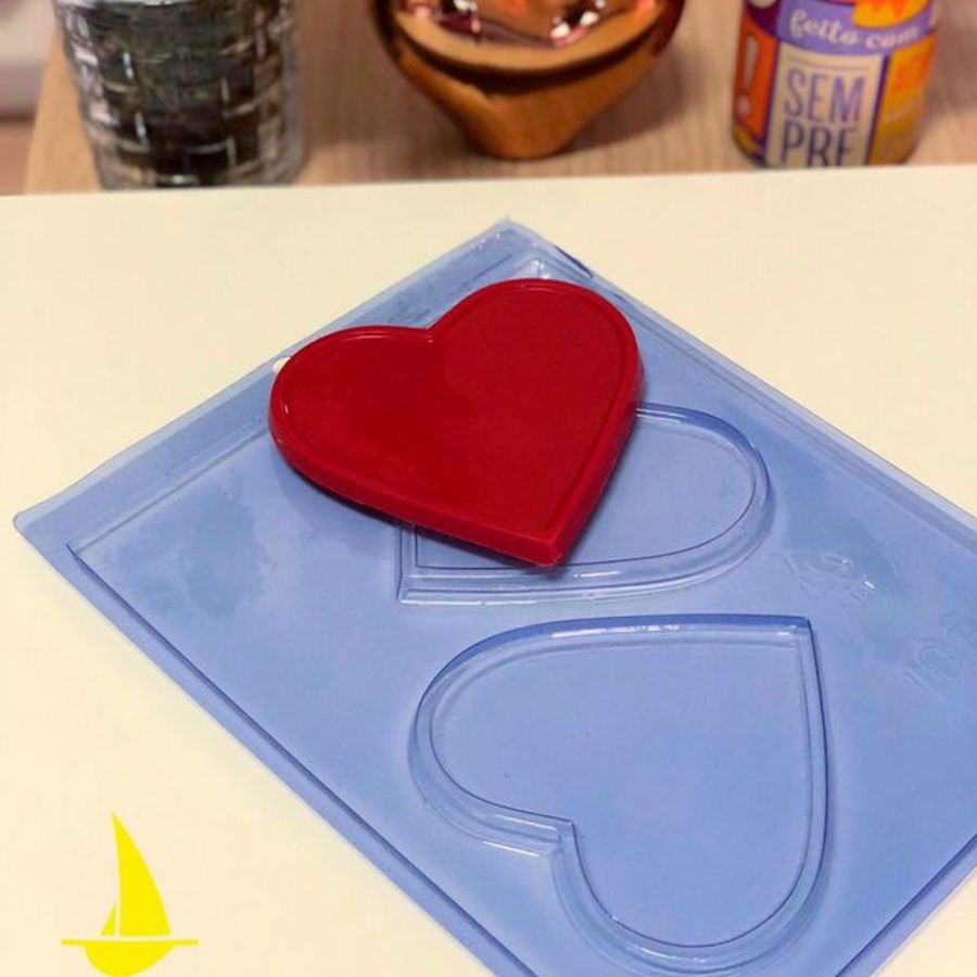 Heart Plaque Chocolate Mould