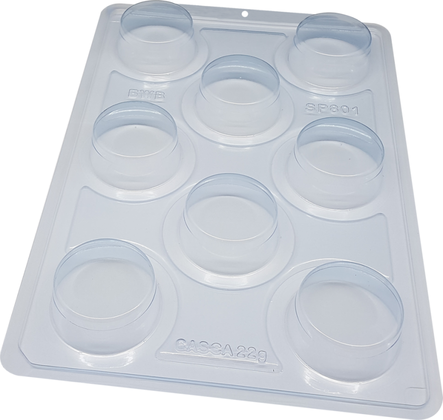 Small Round Honey Bread 3 part Chocolate Mould