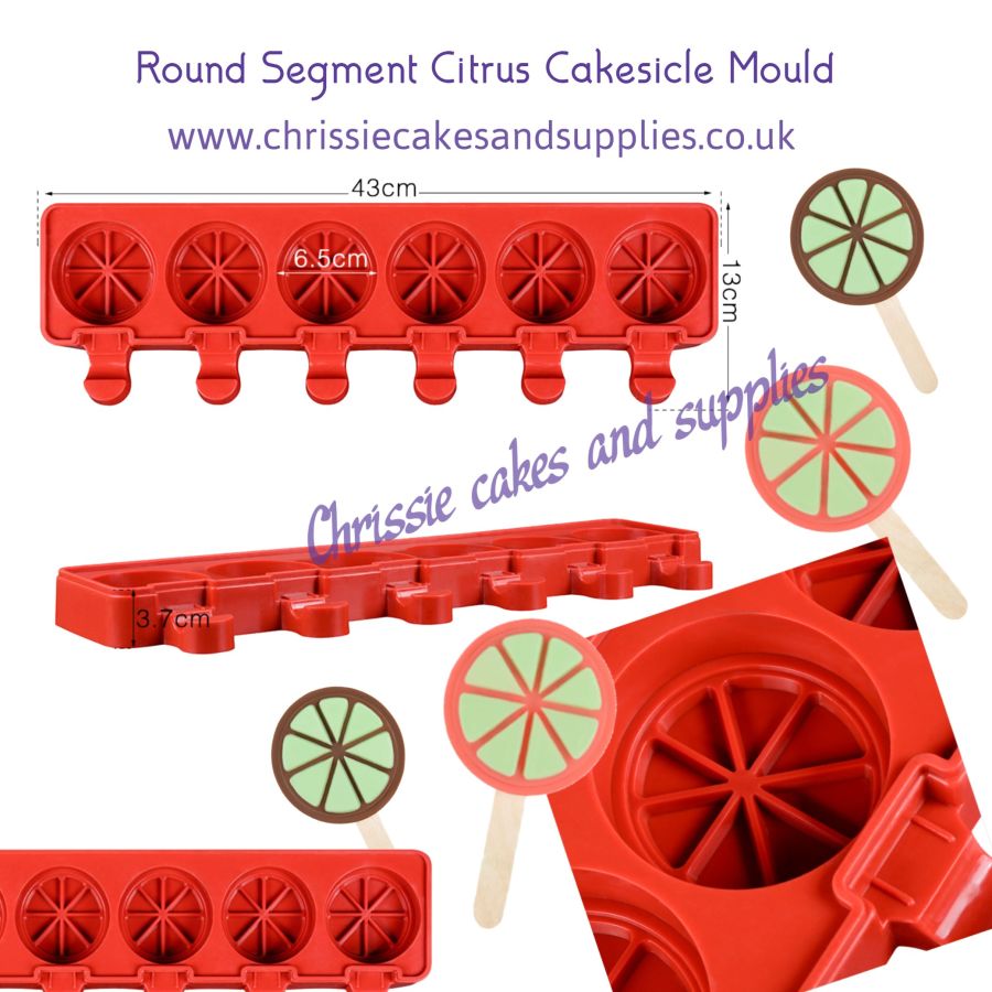 Round Segment Citrus Cakesicle Mould