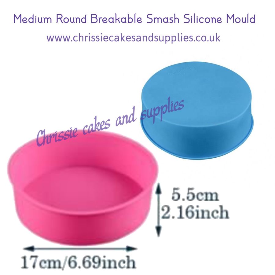 Medium Round Breakable Smash Silicone Mould