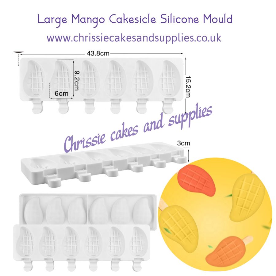 Large Mango Cakesicle Silicone Mould