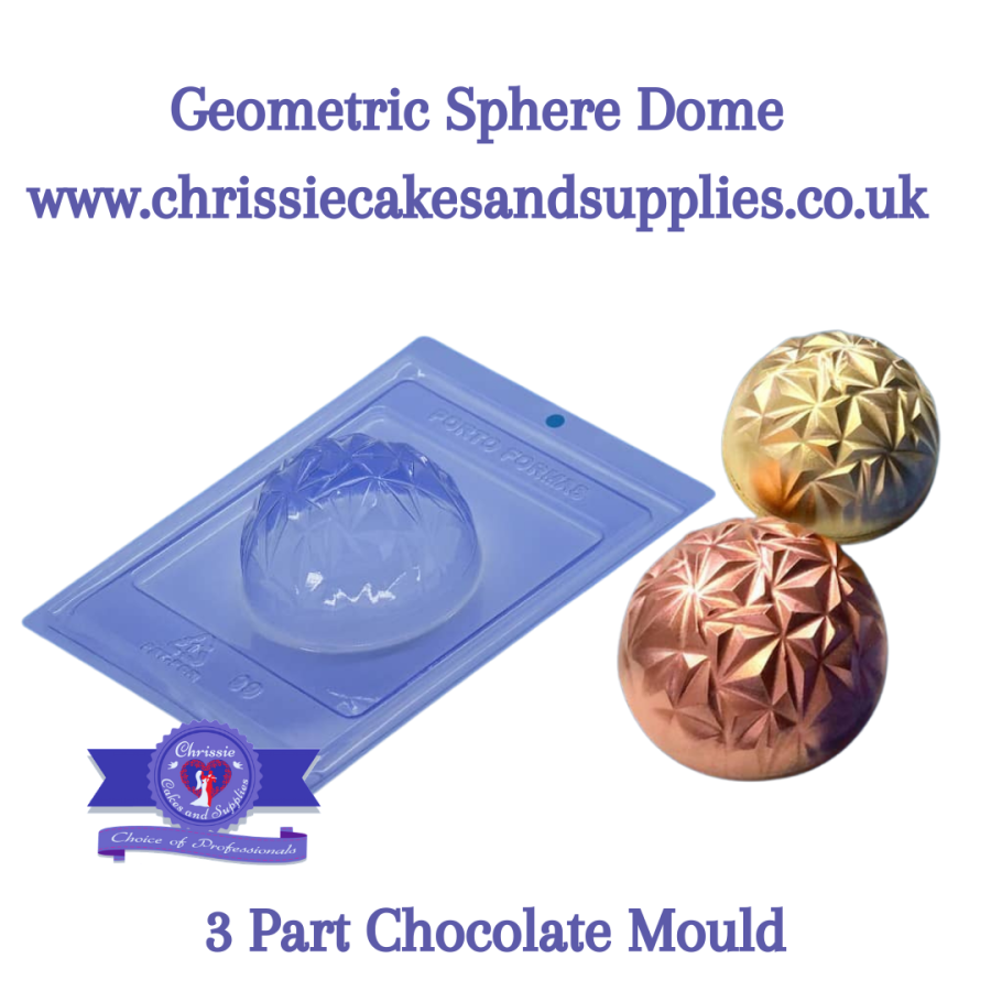 Geometric Sphere Dome Chocolate Mould
