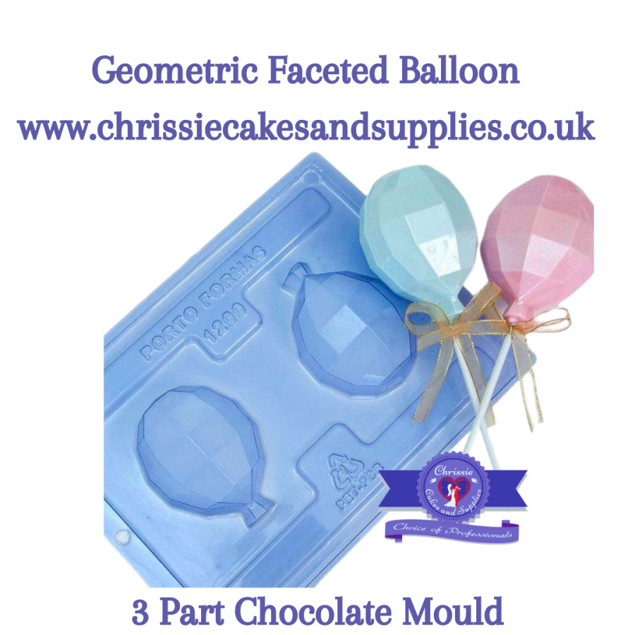 Geometric Faceted Balloon Chocolate Mould