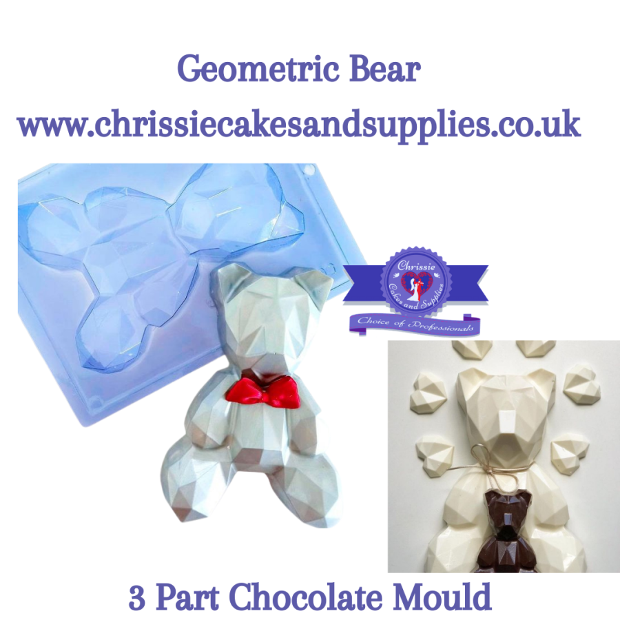 GEOMETRIC Large Bear Chocolate Mould