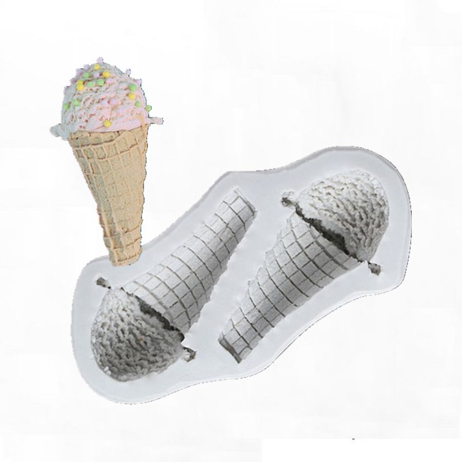 Mini Ice Cream Cone Chocolate Silicone Mould