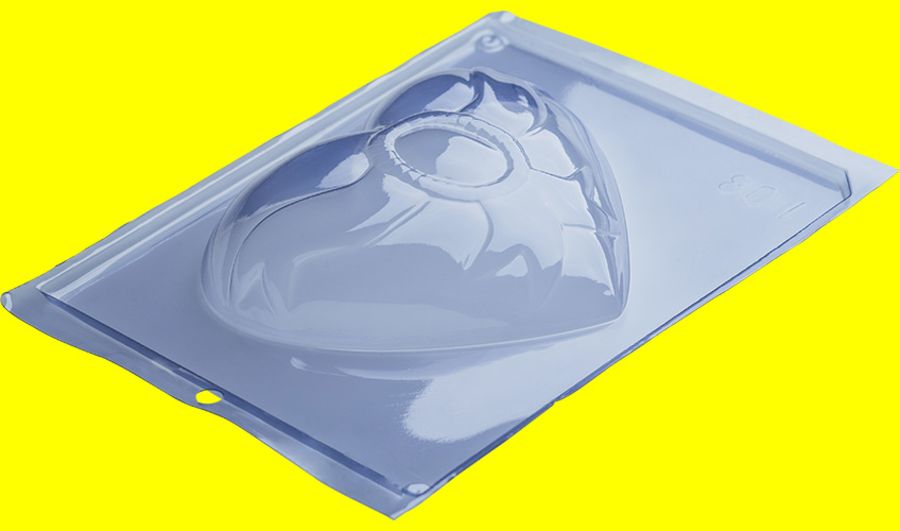 HEART WITH BOW 500G Chocolate Mould