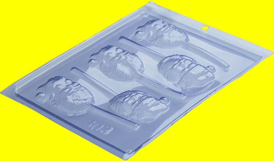 Santa Face Lollipop Chocolate Mould
