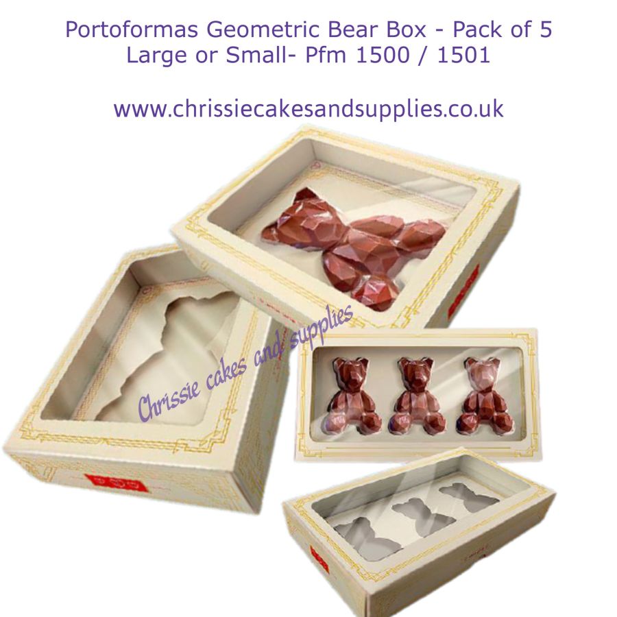Portoformas Geometric Bear Gift Box Pack of 5