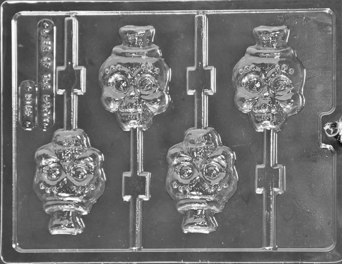 SKULL LOLLY CHOCOLATE MOULD