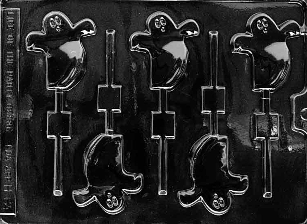 SPOOKY GHOST LOLLY CHOCOLATE MOULD