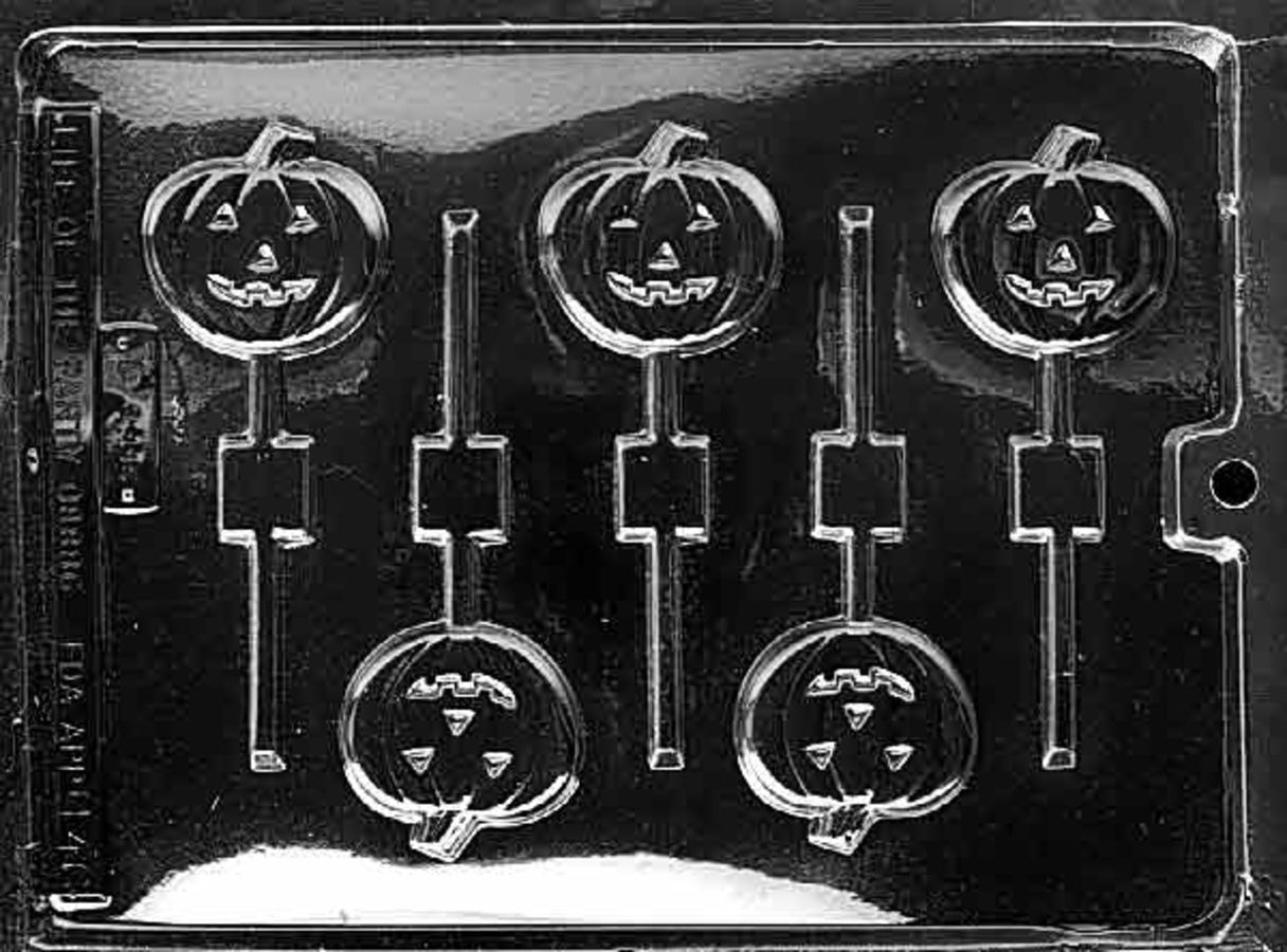 PUMPKIN LOLLY CHOCOLATE MOULD