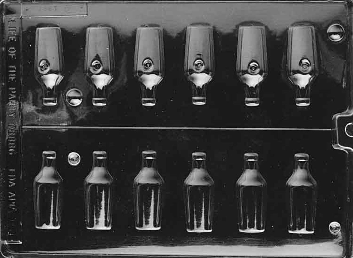 LIQUOR GIN BOTTLES CHOCOLATE MOULD