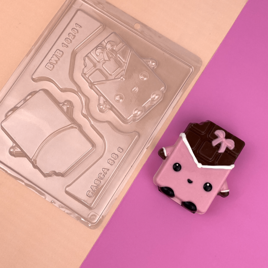 Cute Girl Chocolate Bar Chocolate mould