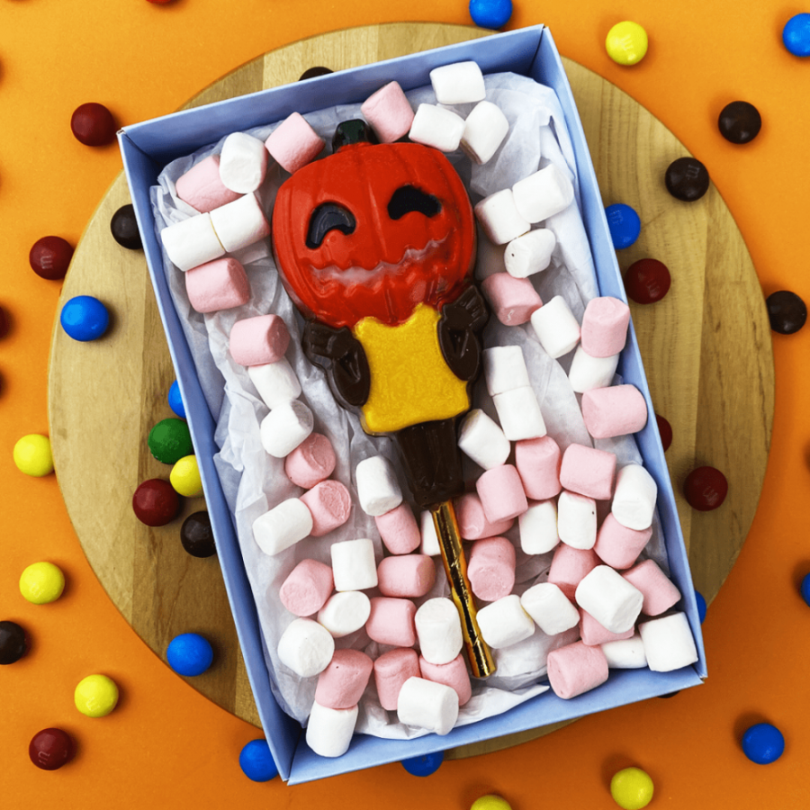 Pumpkin Lollipop Halloween Chocolate mould